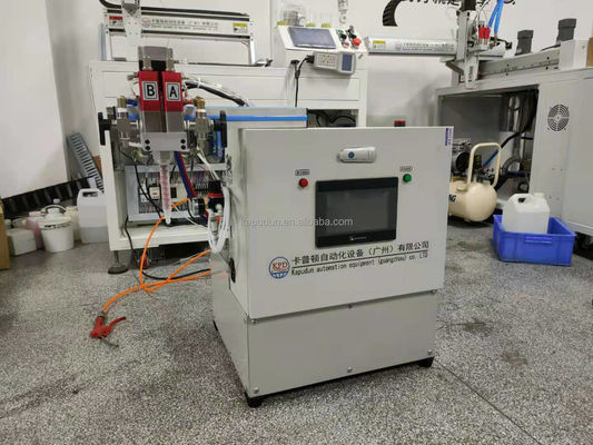 メーターポンプ付きの小さなデスクトップAB接着剤配給機