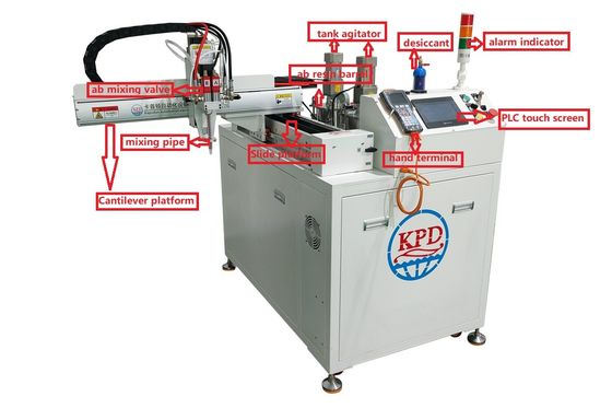 2つのコンポーネントの粘着粘着機 独立産業用機器 体重550kg