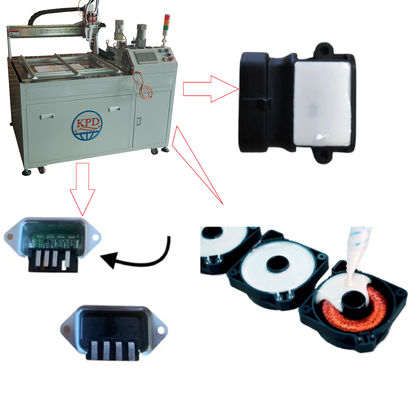 2 部分液体ドーシングと木製包装材料の混合のための粘着器ポット機